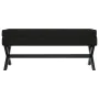 Stool with black velvet storage 110x45x49 cm by vidaXL, Benches for halls and storage - Ref: Foro24-344528, Price: 116,32 €, ...