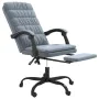 Silla de oficina reclinable de terciopelo gris oscuro de vidaXL, Sillas de oficina - Ref: Foro24-349649, Precio: 128,49 €, De...