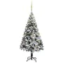 Artificial Christmas tree with LEDs and green PVC balls 150 cm by vidaXL, Christmas trees - Ref: Foro24-3077819, Price: 80,34...