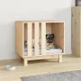 Hundehütte aus massivem Kiefernholz, 60 x 45 x 57 cm von vidaXL, Hundehütten - Ref: Foro24-822476, Preis: 84,16 €, Rabatt: %