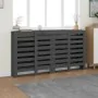 Heizkörperabdeckung Kiefernholz massiv grau 210x21x85 cm von vidaXL, Zubehör für Heizkörper - Ref: Foro24-822613, Preis: 135,...