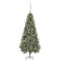 Frosted Christmas tree with lights, balls and pine cones 210 cm by vidaXL, Christmas trees - Ref: Foro24-3077846, Price: 142,...