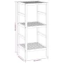 Badregal aus massivem Nussbaumholz 35,5x35,5x79 cm von vidaXL, Bücherregale und Regale - Ref: Foro24-350363, Preis: 54,35 €, ...