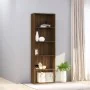 5-stufiges Regal aus braunem Eichensperrholz, 60 x 30 x 189 cm von vidaXL, Bücherregale und Regale - Ref: Foro24-815401, Prei...