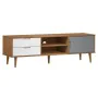 TV cabinet MOLDE solid brown pine wood 158x40x49 cm by vidaXL, TV Furniture - Ref: Foro24-350534, Price: 161,31 €, Discount: %