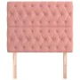 Headboards 2 units of pink velvet 100x7x78/88 cm by vidaXL, Headboards and footboards - Ref: Foro24-3116715, Price: 86,68 €, ...