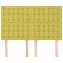 Headboards 4 units green fabric 72x5x78/88 cm by vidaXL, Headboards and footboards - Ref: Foro24-3116771, Price: 90,31 €, Dis...