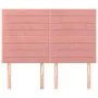 Headboards 4 units pink velvet 72x5x78/88 cm by vidaXL, Headboards and footboards - Ref: Foro24-3116525, Price: 109,80 €, Dis...