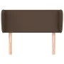 Brown synthetic leather headboard 83x23x78/88 cm by vidaXL, Headboards and footboards - Ref: Foro24-3116939, Price: 48,88 €, ...