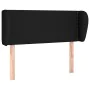 Black fabric headboard 83x23x78/88 cm by vidaXL, Headboards and footboards - Ref: Foro24-3116980, Price: 45,31 €, Discount: %