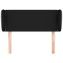 Black fabric headboard 83x23x78/88 cm by vidaXL, Headboards and footboards - Ref: Foro24-3116980, Price: 45,31 €, Discount: %