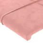 Pink velvet headboard 103x23x78/88 cm by vidaXL, Headboards and footboards - Ref: Foro24-3117191, Price: 52,71 €, Discount: %