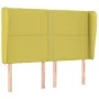 Headboard with green fabric ears 147x23x118/128 cm by vidaXL, Headboards and footboards - Ref: Foro24-3117821, Price: 91,39 €...