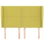 Headboard with green fabric ears 147x23x118/128 cm by vidaXL, Headboards and footboards - Ref: Foro24-3117821, Price: 91,39 €...