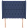 Headboard with blue fabric ears 93x23x118/128 cm by vidaXL, Headboards and footboards - Ref: Foro24-3118280, Price: 96,86 €, ...