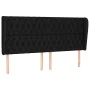 Headboard with black fabric ears 203x23x118/128 cm by vidaXL, Headboards and footboards - Ref: Foro24-3118316, Price: 150,44 ...