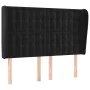 Headboard with black velvet ears 147x23x118/128 cm by vidaXL, Headboards and footboards - Ref: Foro24-3118440, Price: 141,28 ...