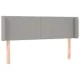 Light gray fabric headboard 147x16x78/88 cm by vidaXL, Headboards and footboards - Ref: Foro24-3118486, Price: 75,77 €, Disco...