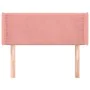 Pink velvet headboard 83x16x78/88 cm by vidaXL, Headboards and footboards - Ref: Foro24-3118663, Price: 50,37 €, Discount: %