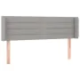 Light gray fabric headboard 147x16x78/88 cm by vidaXL, Headboards and footboards - Ref: Foro24-3118906, Price: 74,29 €, Disco...