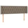 Taupe gray fabric headboard 163x16x78/88 cm by vidaXL, Headboards and footboards - Ref: Foro24-3119114, Price: 89,58 €, Disco...