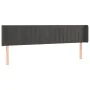 Dark gray velvet headboard 163x16x78/88 cm by vidaXL, Headboards and footboards - Ref: Foro24-3119061, Price: 71,09 €, Discou...