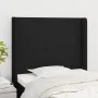 Headboard with black fabric ears 83x16x118/128 cm by vidaXL, Headboards and footboards - Ref: Foro24-3119276, Price: 75,93 €,...