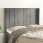 Headboard with light gray velvet ears 147x16x118/128 cm by vidaXL, Headboards and footboards - Ref: Foro24-3119628, Price: 11...