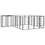 Dog cage 22 panels black powder coated steel 50x100 cm by vidaXL, Dog kennels and fences - Ref: Foro24-3115951, Price: 296,80...