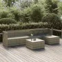 6-piece garden furniture set and gray synthetic rattan cushions by vidaXL, Garden sets - Ref: Foro24-3157320, Price: 498,56 €...