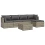 6-piece garden furniture set and gray synthetic rattan cushions by vidaXL, Garden sets - Ref: Foro24-3157320, Price: 498,56 €...