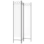 Divider screen with 3 white fabric panels 120x200 cm by vidaXL, Room dividers - Ref: Foro24-350146, Price: 39,48 €, Discount: %