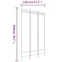 Divider screen with 3 white fabric panels 120x200 cm by vidaXL, Room dividers - Ref: Foro24-350146, Price: 39,48 €, Discount: %