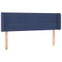 Blue fabric LED headboard 147x16x78/88 cm by vidaXL, Headboards and footboards - Ref: Foro24-3123380, Price: 71,96 €, Discoun...