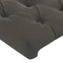 Dark gray velvet headboard with LED 203x16x78/88 cm by vidaXL, Headboards and footboards - Ref: Foro24-3123639, Price: 88,34 ...