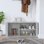 Mueble zapatero madera contrachapada gris hormigón 100x35x45 cm de vidaXL, Zapateros y organizadores de calzado - Ref: Foro24...