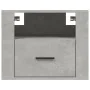 Gray concrete wall-mounted bedside table 50x36x40 cm by vidaXL, Nightstands - Ref: Foro24-816888, Price: 46,56 €, Discount: %