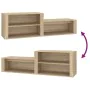 Sonoma oak plywood shoe rack furniture 150x35x45 cm by vidaXL, Shoe racks and shoe organizers - Ref: Foro24-816915, Price: 60...