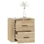 Sonoma oak wall bedside table 50x36x47 cm by vidaXL, Lockers and storage cabinets - Ref: Foro24-816859, Price: 56,99 €, Disco...