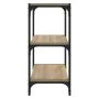 Sonoma oak plywood and steel shelving 40x33x70.5 cm by vidaXL, Bookcases and shelves - Ref: Foro24-819308, Price: 44,26 €, Di...