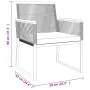 Garden furniture set with cushions, 4 pieces, black steel by vidaXL, Garden sets - Ref: Foro24-360092, Price: 455,37 €, Disco...