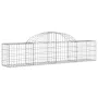 Gabion baskets 3 pcs arch shape iron 200x30x40/60 cm by vidaXL, Pots and planters - Ref: Foro24-3146048, Price: 125,25 €, Dis...