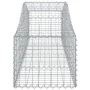 Gabion baskets 4 pcs arch shape iron 200x50x40/60 cm by vidaXL, Pots and planters - Ref: Foro24-3145579, Price: 227,54 €, Dis...