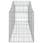 Gabion baskets 7 pcs arch shape iron 200x50x60/80 cm by vidaXL, Pots and planters - Ref: Foro24-3145603, Price: 481,01 €, Dis...