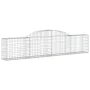 Gabion baskets 2 pcs arc shape iron 300x30x60/80 cm by vidaXL, Pots and planters - Ref: Foro24-3146485, Price: 147,50 €, Disc...