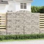 Gabion baskets 3 pcs arch shape iron 300x30x220/240 cm by vidaXL, Pots and planters - Ref: Foro24-3146630, Price: 564,14 €, D...