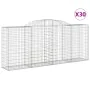 Gabion baskets 30 pcs arch shape iron 300x50x120/140 cm by vidaXL, Pots and planters - Ref: Foro24-3146735, Price: 3,00 €, Di...