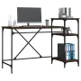 Desk with iron and oak wood shelves, brown, 135x50x90 cm. by vidaXL, Desks - Ref: Foro24-826713, Price: 80,49 €, Discount: %