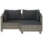 3-piece garden furniture set and gray synthetic rattan cushions by vidaXL, Garden sets - Ref: Foro24-362685, Price: 256,94 €,...