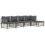 Gartenmöbel-Set 5-teilig, Kissen anthrazit, PE-Rattan von vidaXL, Outdoor-Sofas - Ref: Foro24-3186743, Preis: 370,74 €, Rabat...